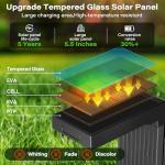 Solar Pathway Lights with Motion Sensor - 4 Pack