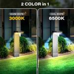 COXSENI 6-Pack Solar Motion Sensor Path Lights