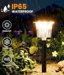 Bright Solar Pathway Lights Outdoor 8-Pack
