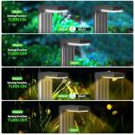 COXSENI 6-Pack Solar Motion Sensor Path Lights