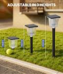 Bright Solar Pathway Lights Outdoor 8-Pack