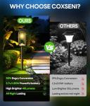 COXSENI Solar Pathway Lights, 6 Pack, Warm White