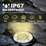 ALEDECO 4-Pack 3W Waterproof LED Landscape Lights