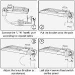 300W LED Parking Lot Light - 36,000 Lumens