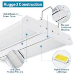 Xbuyee 2-Pack 150W High Bay LED Shop Lights