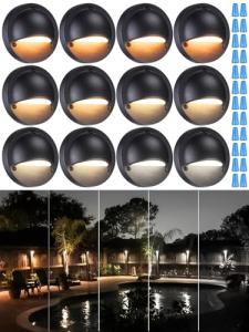 12-Pack LED Low Voltage Step Lights