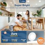 Amico 12 Pack Ultra-Thin Dimmable LED Lights