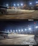 200W Waterproof LED Parking Lot Light