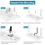 Xbuyee 2-Pack 150W High Bay LED Shop Lights