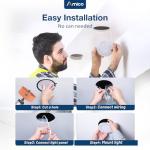 Amico 12 Pack Ultra-Thin Dimmable LED Lights