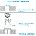 LEONLITE 4-Inch LED In-Ground Well Lights Pack