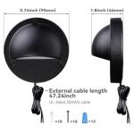 LEONLITE LED Low Voltage Deck Light, 6 Pack