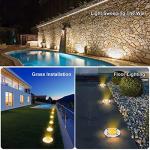 ALEDECO 4-Pack 3W Waterproof LED Landscape Lights