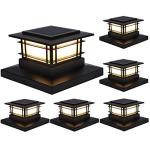 6 Pack Solar Post Cap Lights for Fences