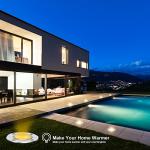 ALEDECO 4-Pack 3W Waterproof LED Landscape Lights