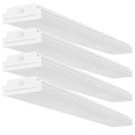 4-Pack 4FT LED Light Fixtures 4400lm 4000K