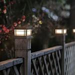 6 Pack Solar Post Cap Lights for Fences