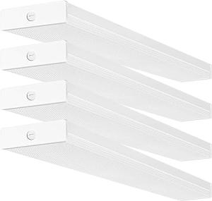 Hykolity 4FT LED Wraparound Light - 40W 4 Pack