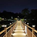 6 Pack Solar Post Cap Lights for Fences