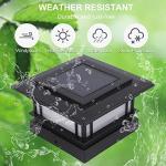6 Pack Solar Post Cap Lights for Fences