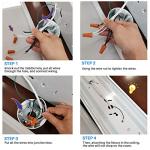 4-Pack 4FT LED Light Fixtures 4400lm 4000K