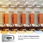 32-Pack 2x4 FT Dimmable LED Troffer Lights