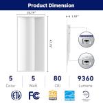 32-Pack 2x4 FT Dimmable LED Troffer Lights