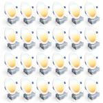 Ensenior 24 Pack Dimmable LED Recessed Lights