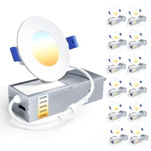 12 Pack 3-Inch Dimmable LED Ceiling Lights