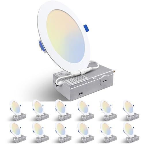 12 Pack Dimmable 6 Inch LED Ceiling Lights