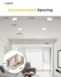 12 Pack Dimmable 6 Inch LED Recessed Lights