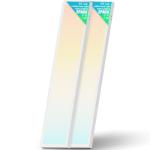 2-Pack 1x4 LED Flat Panel Ceiling Light