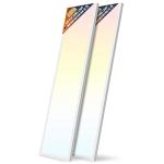 Dimmable 1x4 LED Panel Light, 2-Pack