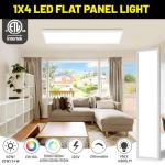 BeckTour 1x4 LED Flat Panel Light 2-Pack