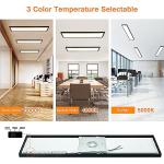 12-Pack 1x4 Dimmable LED Flat Panel Lights