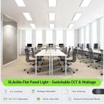 Dimmable 1x4 LED Flat Panel Ceiling Light