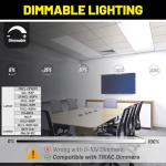 BeckTour 1x4 LED Flat Panel Light 2-Pack