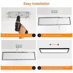 12-Pack 1x4 Dimmable LED Flat Panel Lights