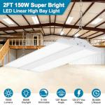 2 Pack 150W High Bay LED Shop Lights