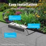 SUNVIE 7" 5W LED Hardscape Paver Light Pack