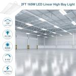 Xbuyee 2-Pack Dimmable LED High Bay Lights
