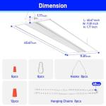 Hykolity 4 Pack 4FT LED High Bay Lights