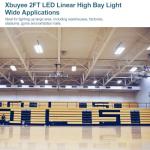 Xbuyee 2-Pack Dimmable LED High Bay Lights