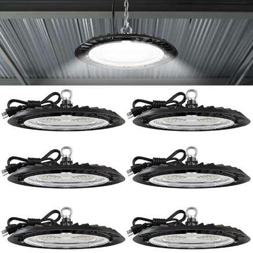 Sunco 6 Pack 150W UFO LED High Bay Lights