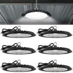 Sunco 6 Pack 150W UFO LED High Bay Lights