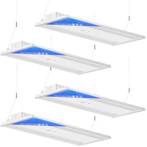 210W LED High Bay Lights, 4-Pack, 31500LM