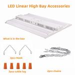 165W 2FT LED High Bay Light 5000K
