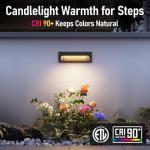 LEONLITE 10.6 Inch Ultra-Slim LED Step Lights