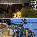 Low Voltage 5W LED Deck Lights - 4 Pack