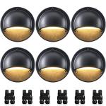 SUNVIE 5W LED Low Voltage Deck Lights, 6 Pack